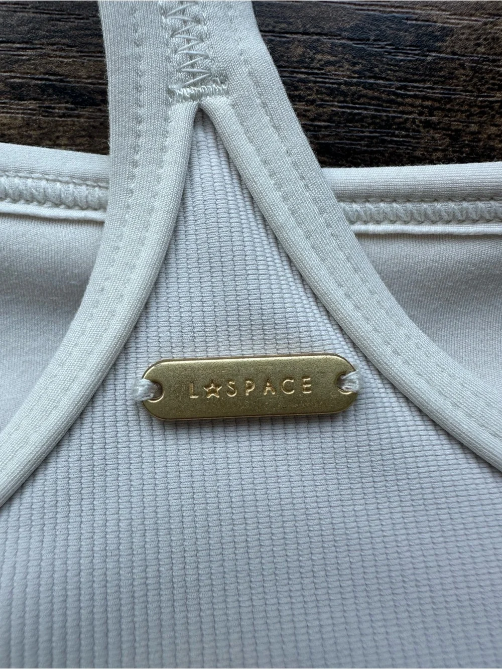 L*Space Active White Revel Top (Large)
